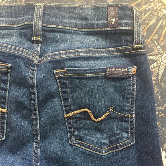 7 for all mankind crop roxanne jeans - Picture 7 of 13